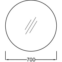 Зеркало Jacob Delafon Odeon Rive Gauche 70 EB1144-NF подвесное