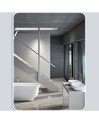 Зеркало Vincea 55 VLM-2F550 с подсветкой с сенсорным выключателем