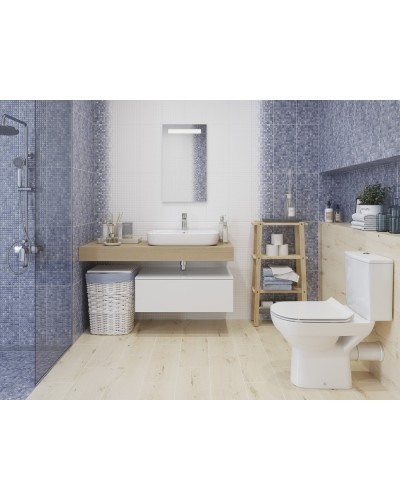 Зеркало Cersanit Led 010 Base 50 KN-LU-LED010x50-b-Os с подсветкой сверху