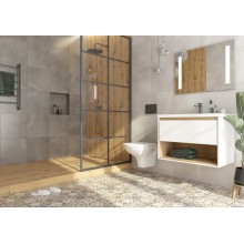 Зеркало Cersanit Led 020 Base 80 KN-LU-LED020x80-b-Os с подсветкой с диммером