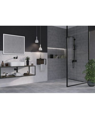 Зеркало Cersanit Led 011 Design 80 KN-LU-LED011x80-d-Os с подсветкой с часами