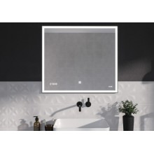 Зеркало Cersanit Led 011 Design 80 KN-LU-LED011x80-d-Os с подсветкой с часами