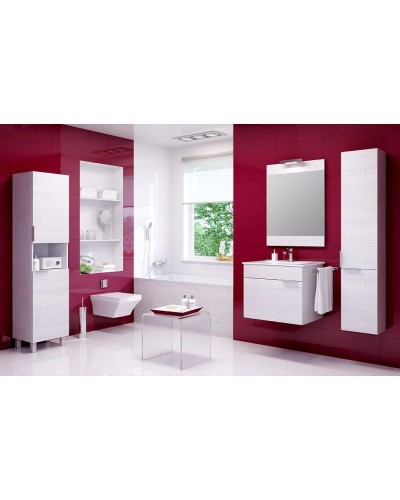 Зеркало 60х80 см со светильником сосна магия Br.02.06/SM