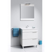 Зеркало 70х80 см со светильником сосна магия Br.02.07/SM