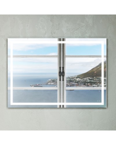 Зеркало AM.PM Gem 100 M91AMOX1001WG с подсветкой с механическим выключателем