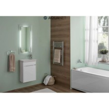 Зеркало 45х90 см с подсветкой алюминий Aquanet Нота 00159094