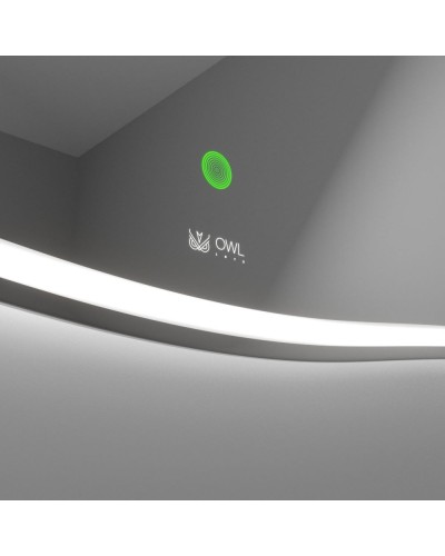 Зеркало Owl 1975 Roxen 105 OWLM200103 с подсветкой с сенсорным выключателем