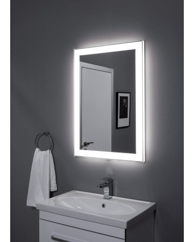 Зеркало Aquanet Алассио 60 249343 с подсветкой с сенсорным выключателем и функцией антизапотевания