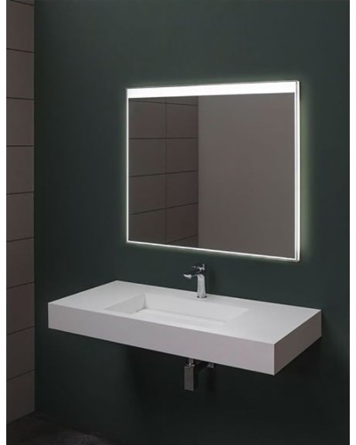 Зеркало Aquanet Палермо 100 249354 с подсветкой с сенсорным выключателем и функцией антизапотевания