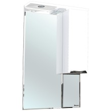 Зеркало со шкафом Bellezza Альфа 65 R 4618810001016 с подсветкой Белое