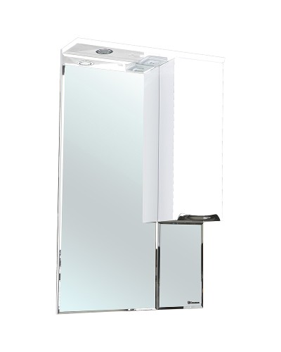 Зеркало со шкафом Bellezza Альфа 65 R 4618810001016 с подсветкой Белое