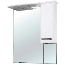 Зеркало со шкафом Bellezza Балтика 90 4618915001010 с подсветкой R Белое