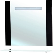 Зеркало Bellezza Берта 90 4610715050045 с подсветкой Черное