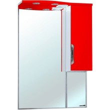 Зеркало со шкафом Bellezza Лагуна 65 4612110001035 с подсветкой R Красное Белое