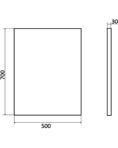 Зеркало Orange Nature 50 ON-50ZE с подсветкой с сенсорным выключателем