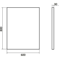 Зеркало Orange Nature 60 ON-60ZE с подсветкой с сенсорным выключателем