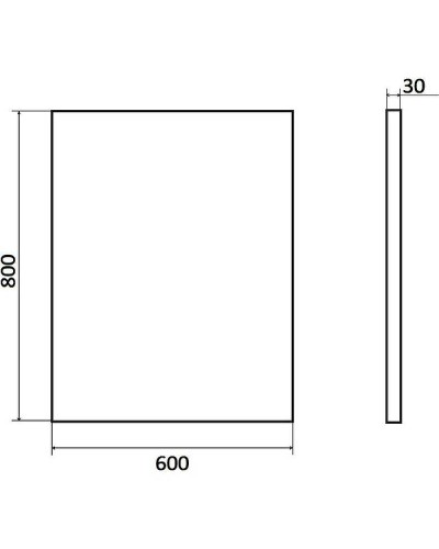 Зеркало Orange Nature 60 ON-60ZE с подсветкой с сенсорным выключателем
