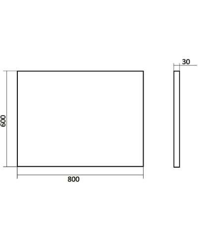 Зеркало Orange Nature 80 ON-80ZE с подсветкой с сенсорным выключателем