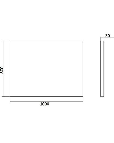 Зеркало Orange Nature 100 ON-100ZE с подсветкой с сенсорным выключателем