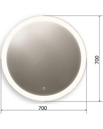 Зеркало Orange Sun 70 OS-70ZE с подсветкой с сенсорным выключателем