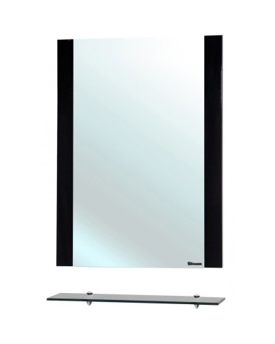 Зеркало Bellezza Рокко 60 4613709030047 с полкой Черное