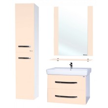 Зеркало Bellezza Рокко 70 4613711030073 с полкой Бежевое