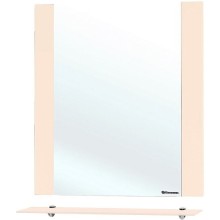 Зеркало Bellezza Рокко 80 4613713030071 с полкой Бежевое