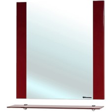 Зеркало Bellezza Рокко 80 4613713030033 с полкой Красное