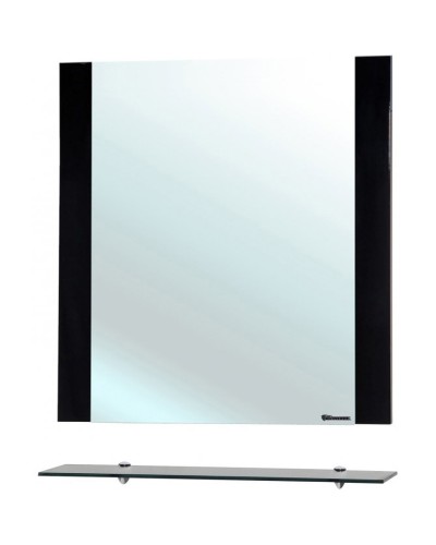 Зеркало Bellezza Рокко 80 4613713030040 с полкой Черное