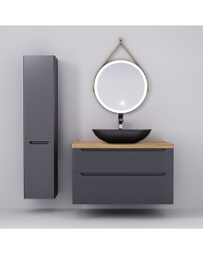 Зеркало Jorno Wood 50 Wood.02.50/ТК с подсветкой с бесконтактным выключателем