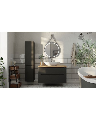 Зеркало Jorno Wood 50 Wood.02.50/ТК с подсветкой с бесконтактным выключателем