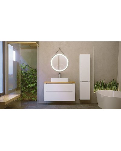 Зеркало Jorno Wood 50 Wood.02.50/ТК с подсветкой с бесконтактным выключателем