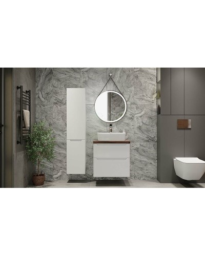 Зеркало Jorno Wood 50 Wood.02.50/ТК с подсветкой с бесконтактным выключателем