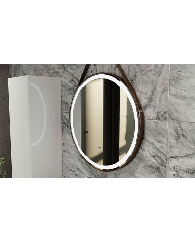 Зеркало Jorno Wood 50 Wood.02.50/ТК с подсветкой с бесконтактным выключателем