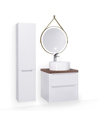 Зеркало Jorno Wood 50 Wood.02.50/ТК с подсветкой с бесконтактным выключателем