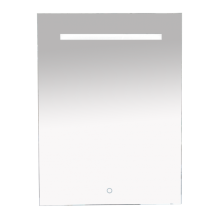 1 Неон - Зеркало LED  600х800 сенсор на зеркале  (прямоугольное)