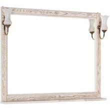 Зеркало 106,2х90,1 см жасмин/золото Aquanet Тесса 00185817