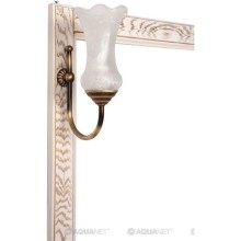 Зеркало 106,2х90,1 см жасмин/золото Aquanet Тесса 00185817