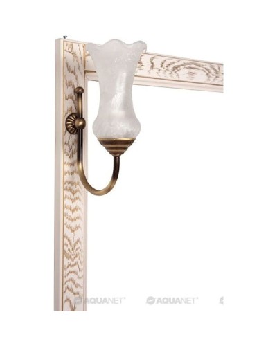 Зеркало 106,2х90,1 см жасмин/золото Aquanet Тесса 00185817