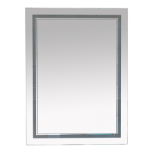 2 Неон - Зеркало LED  600х800 сенсор на корпусе (двойная подсветка)