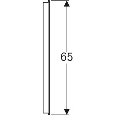 Зеркало Geberit Option 500.589.00.1 с подсветкой с механическим выключателем