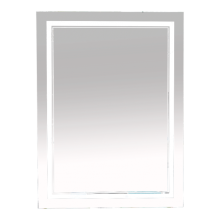 2 Неон - Зеркало LED  600х800 сенсор на корпусе (двойная подсветка)