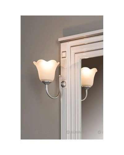 Зеркало 90х96,3 см белый серебряная патина Aquanet Паола 00181769