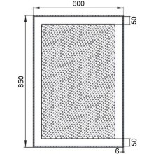 Зеркало с подсветкой 60х85 см Aquanet Алассио 00196632