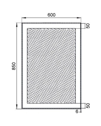 Зеркало с подсветкой 60х85 см Aquanet Алассио 00196632