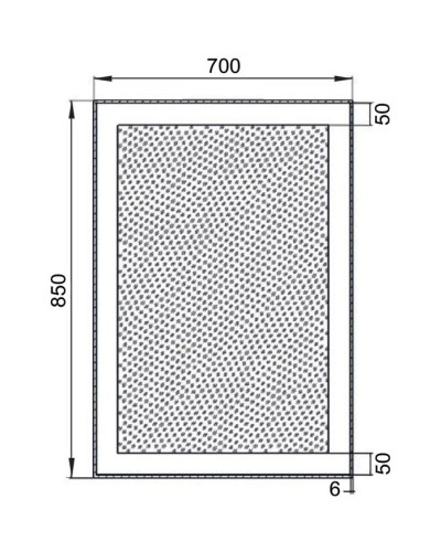 Зеркало с подсветкой 70х85 см Aquanet Алассио 00196633