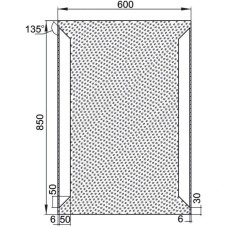Зеркало с подсветкой 60х85 см Aquanet Сорренто 00196648
