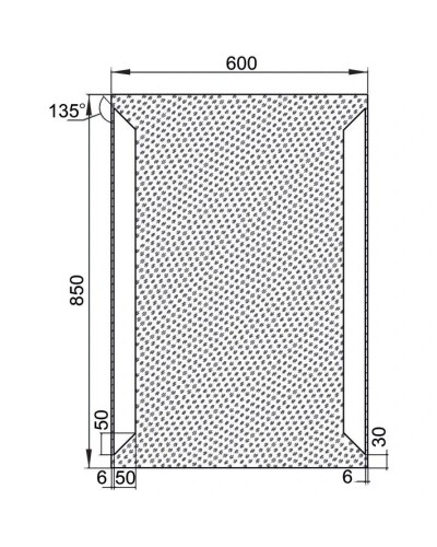Зеркало с подсветкой 60х85 см Aquanet Сорренто 00196648