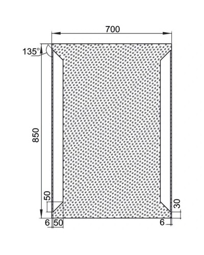 Зеркало с подсветкой 70х85 см Aquanet Сорренто 00196649