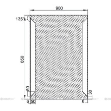 Зеркало с подсветкой 90х85 см Aquanet Сорренто 00196651